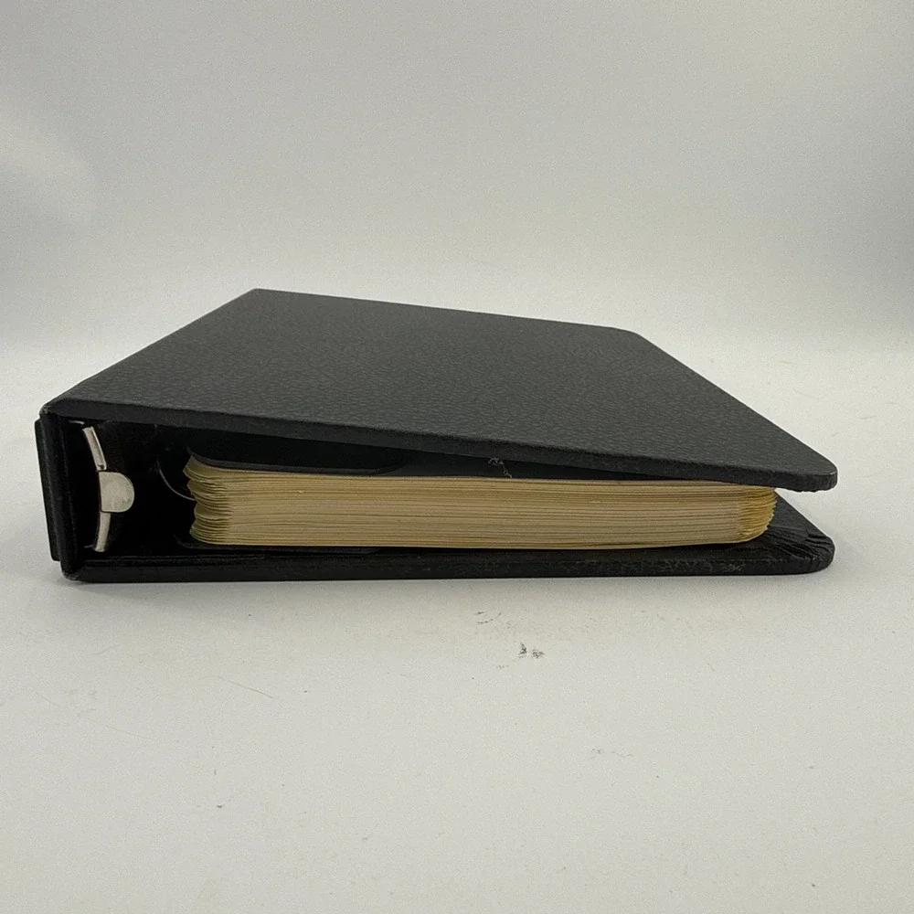 Vtg 3 Ring Loose Leaf Binder Stationary Aico Hard Cover Ledger Book NOS